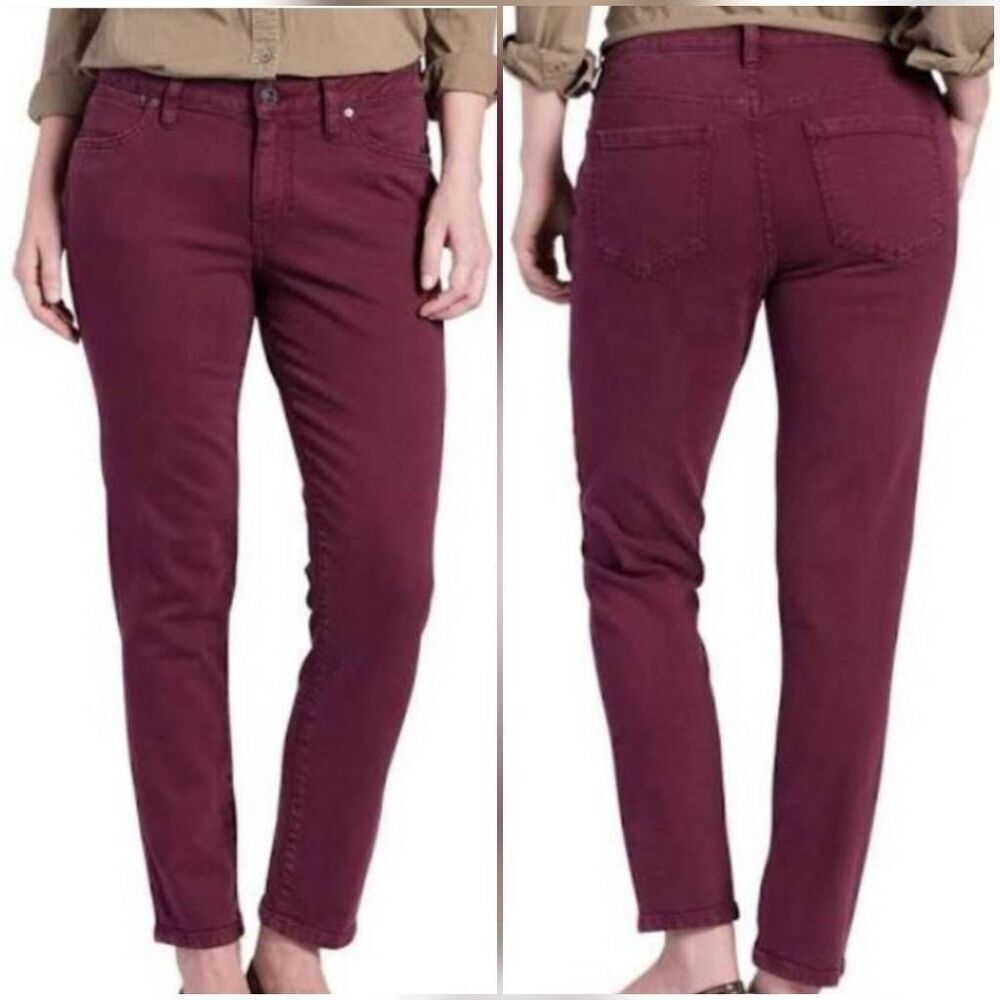 🔹️Jag Maroon Red Slim Leg Jeans Size 8/29